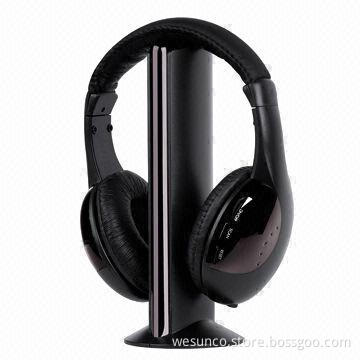 5-in-1 wireless headphone with FM radio